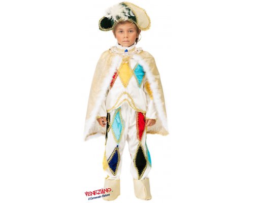 Costume di carnevale ARLECCHINO IN VELLUTO